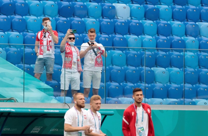 Mecz Polska - Słowacja w Sankt Petersburgu podczas Euro 2020