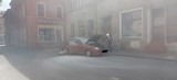 Pożar samochodu osobowego na ul. Farnej w Brodnicy. Zobaczcie zdjęcia