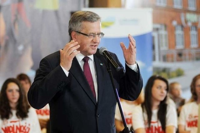 Bronisław Komorowski przyjedzie do lubuskiego w piątek 27 marca.