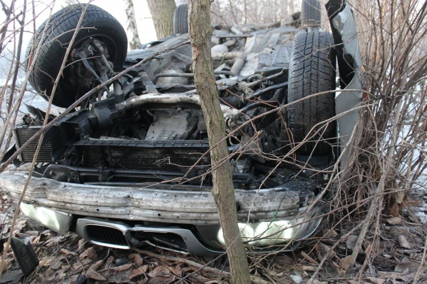 Wypadek w Sosnowcu na DK94: Groźny wypadek. Kierowca trafił do szpitala [ZDJĘCIA]