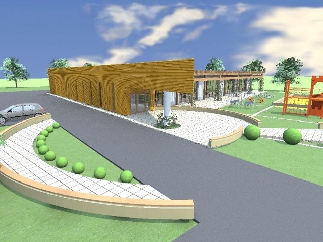 To wstępna wizualizacja nowego przedszkola, które powstanie na Baranówku 