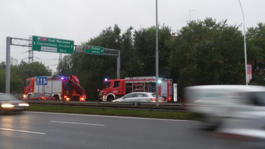 Wypadek śmiertelny na DK 86 w Katowicach