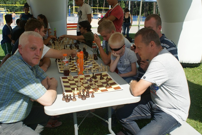 Goście z Włoch i Czech bawią się w Centrum Sportów Letnich...