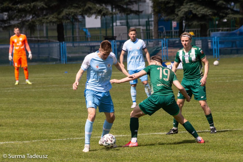 Błękitni Stargard - Olimpia Grudziądz 2:3. Katastrofa w ostatnich minutach. ZDJĘCIA