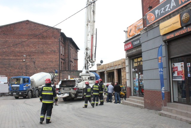 Wypadek na budowie centrum handlowego w Piekarach Śląskich