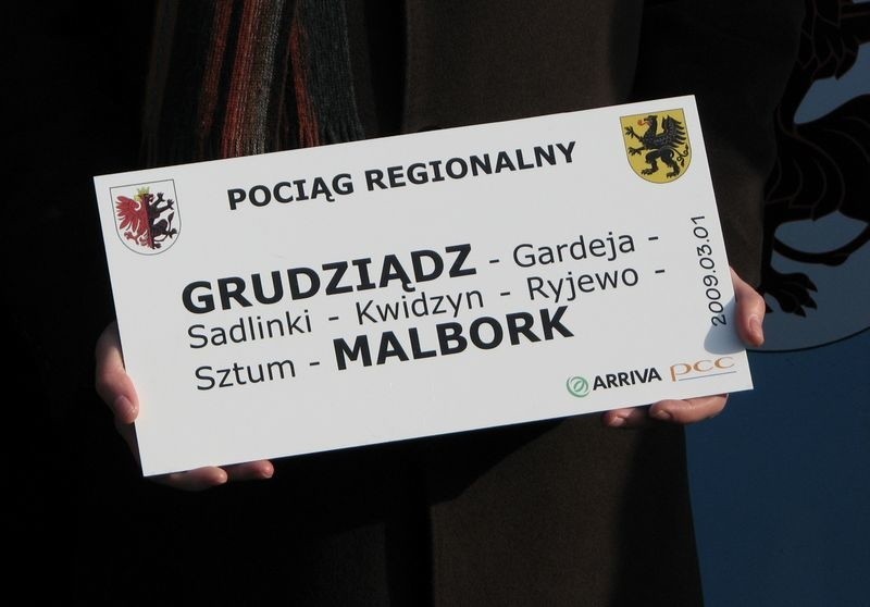 Grudziądz: Powrót pociągu