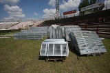 Powstaje nowa trybuna na stadionie ŁKS-u