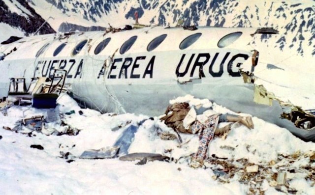 Urugwajska maszyna rozbiła się w Andach w październiku 1972 roku.