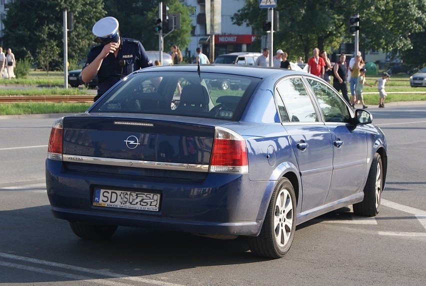 Samochody policji Opel Vectra