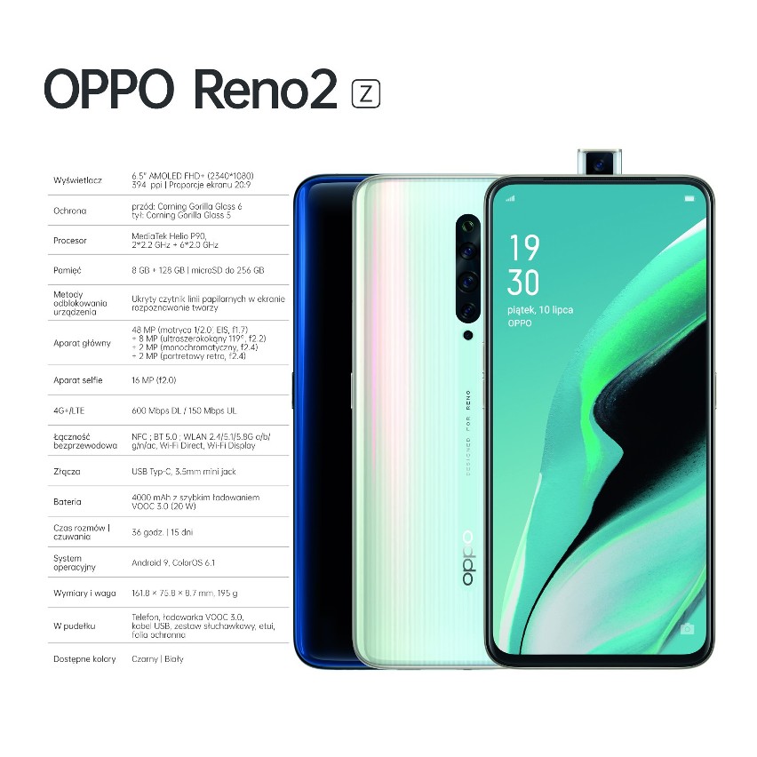 Oppo Reno2 Z specyfikacja