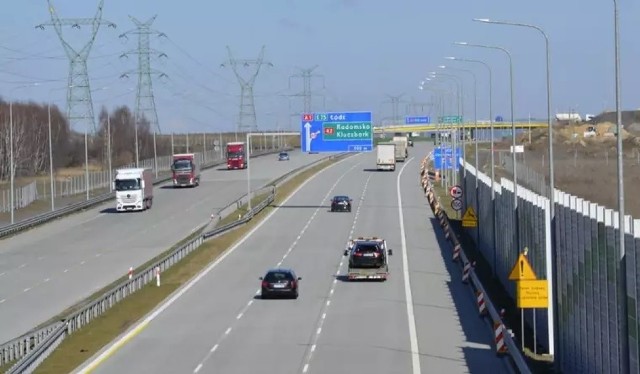 Utrudnienia na A1 między Radomskiem i Kamieńskiem. Na autostradę będą nanoszone punkty referencyjne