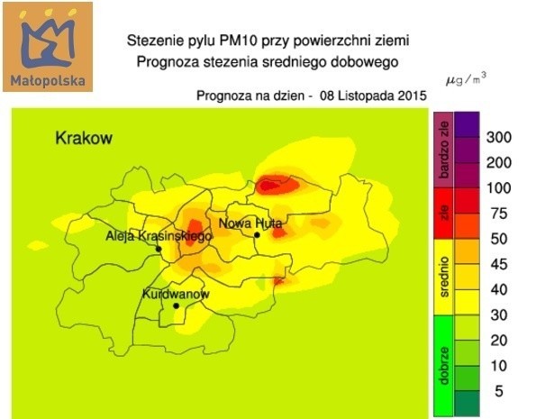 Smog w Krakowie. W niedzielę zdecydowanie lepiej