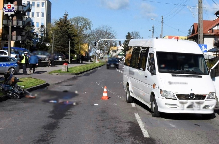 Hrubieszów: Śmiertelne potrącenie 83-letniego rowerzysty przez kierowcę busa