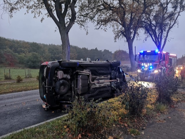 Do kolizji doszło w sobotę, 15 października, na drodze wojewódzkiej nr 132.