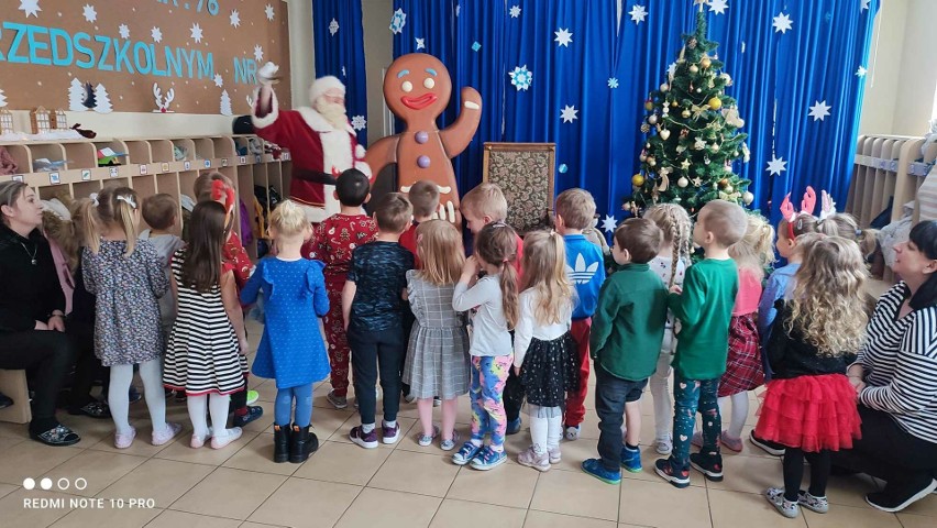 Mikołaj odwiedził 6 grudnia dzieci w Przedszkolu Miejskim nr...