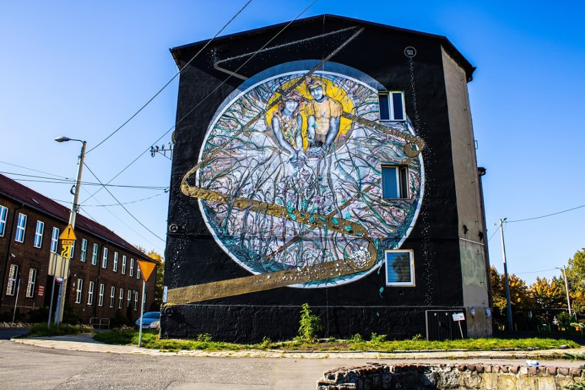 Nowy mural w Szopienicach