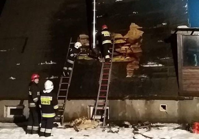 Pożar domku letniskowego w Romanowie w gminie Kowala.