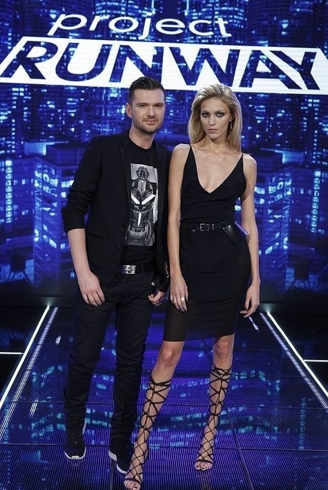 Maciej Zień i Anja Rubik (fot. Grzegorz Press/x-news)