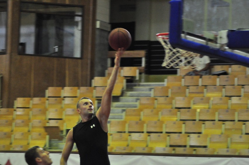 Trening koszykarzy Siarki Tarnobrzeg