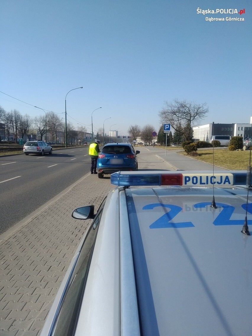 Policyjna akcja na drogach Dąbrowy Górniczej...