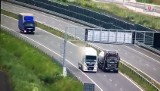 Wielki brat patrzy. Przewinienia kierowców ciężarówek nagrywał policyjny dron. Zobacz wideo