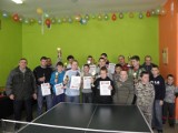 40 uczestników w turnieju tenisa stołowego w Koziej Woli