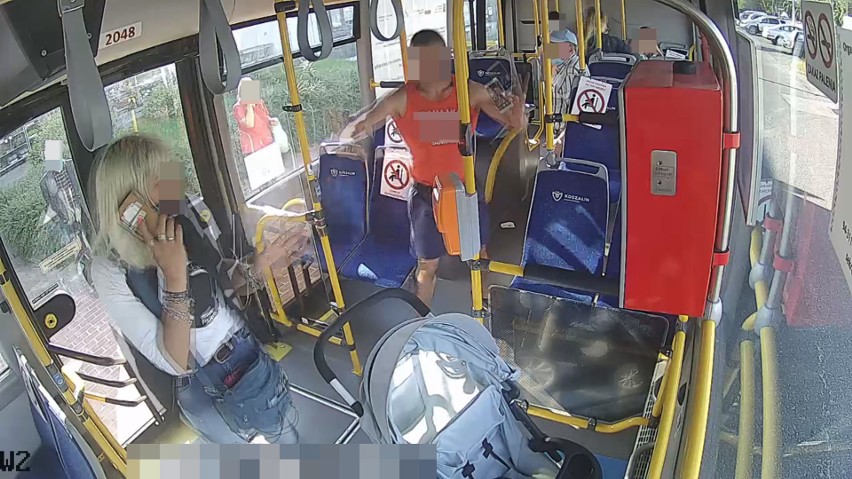 Awantura w autobusie MZK w Koszalinie. Pasażer dusił...