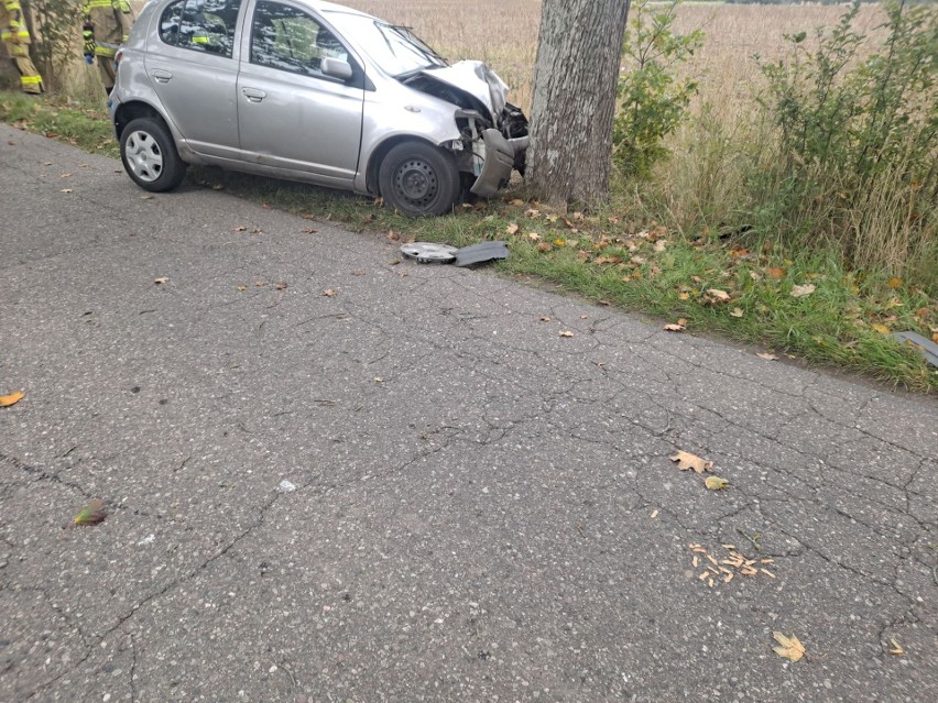 Do zdarzenia doszło we wtorek rano na drodze powiatowej...