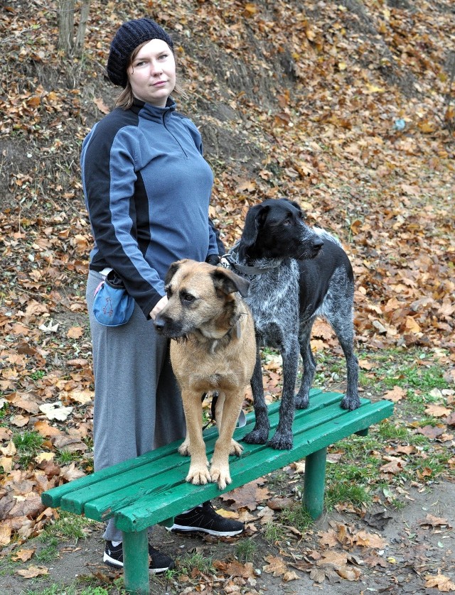 Anna Mokwa ma dwa wytresowane psy: Rudego i Majora. Teraz pomaga innym w szkoleniu ich czworonogów.