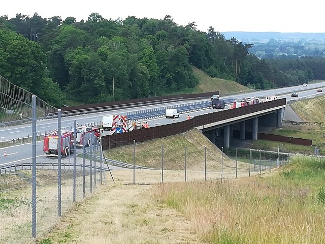 Kraksa na autostradzie A1