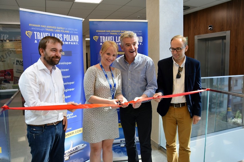 Michael O'Leary otworzył we Wrocławiu centrum IT, a także...