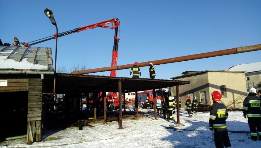 Pożar hali w Wejherowie. Policja wyjaśnia przyczyny [ZDJĘCIA]