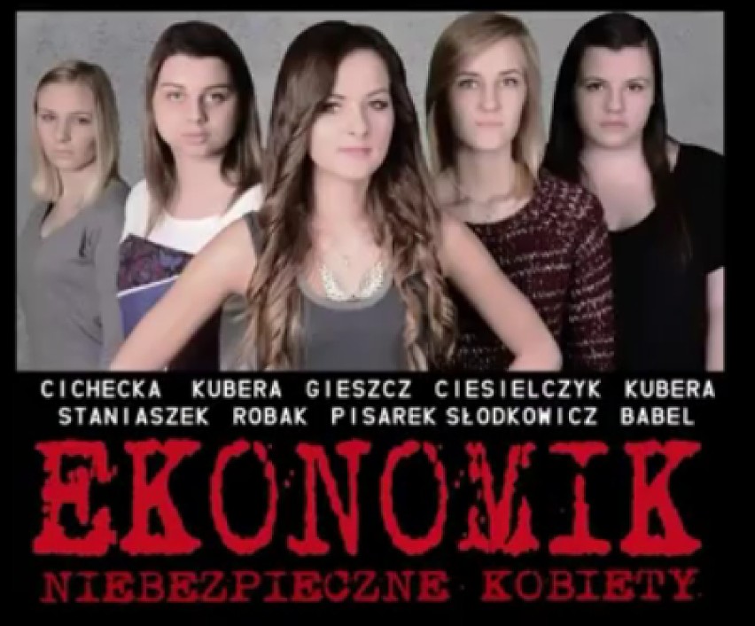 Filmik "Niebezpieczne kobiety" z Ekonomika w Piotrkowie trafi na radę pedagogiczną 