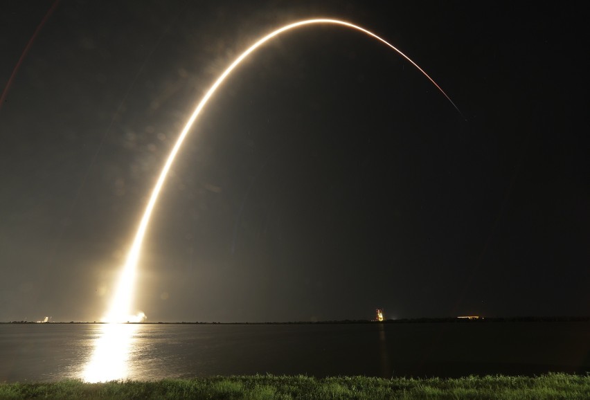 Start rakiety Falcon 9, Przylądek Canaveral, Floryda