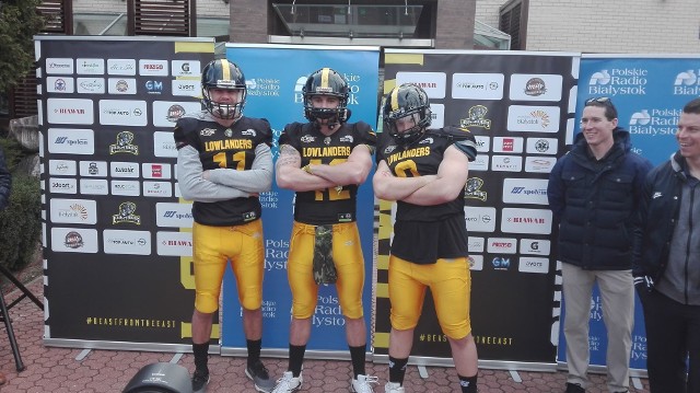 Konferencja Lowlanders Białystok przed meczem z Tychy Falcons