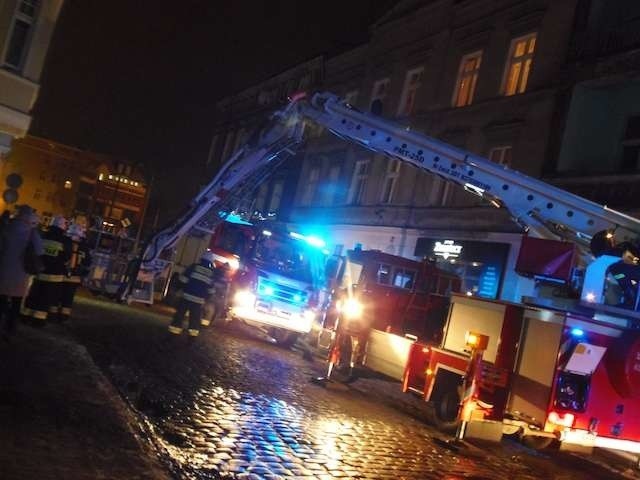 Pożar w budynku przy Sienkiewicza