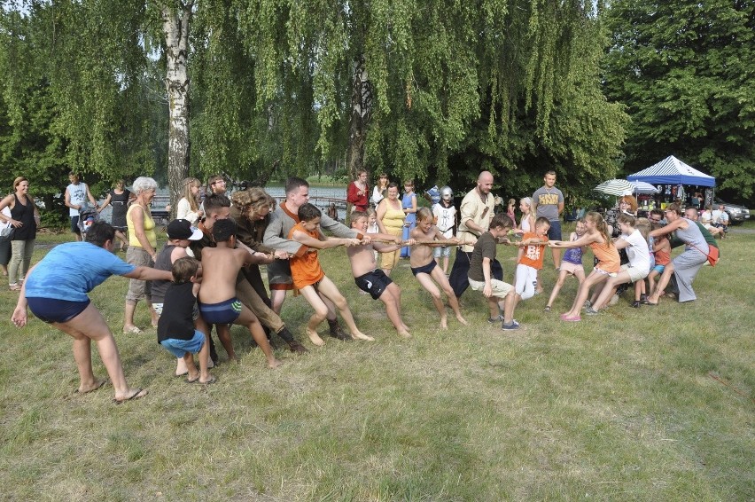 „Wianki” na plaży w Samociążku