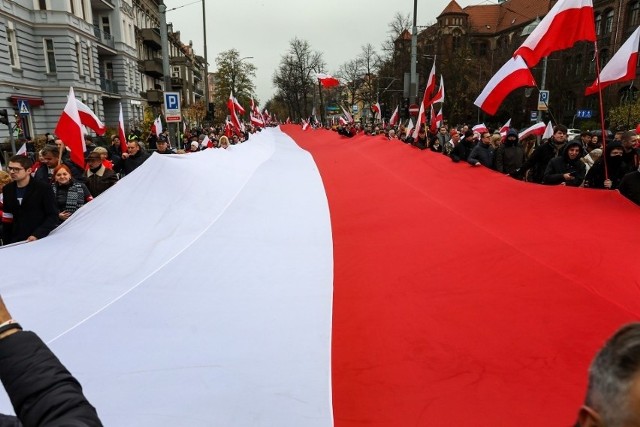 Zdjęcie z Marszu Niepodległości z ubiegłych lat