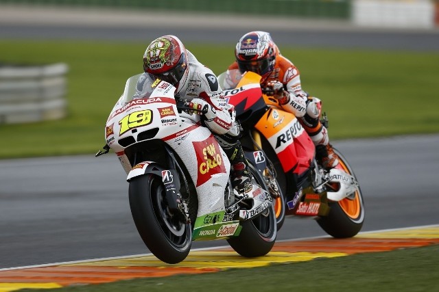 Alvaro Bautista i Casey Stoner Fot:Honda