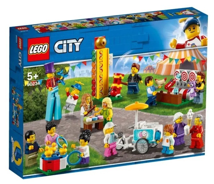 LEGO City, Wesołe miasteczko, zestaw minifigurek, 60234...