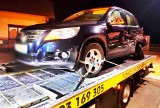 Przykre skutki nocnego zderzenia samochodów na DK 75 pod Nowym Sączem