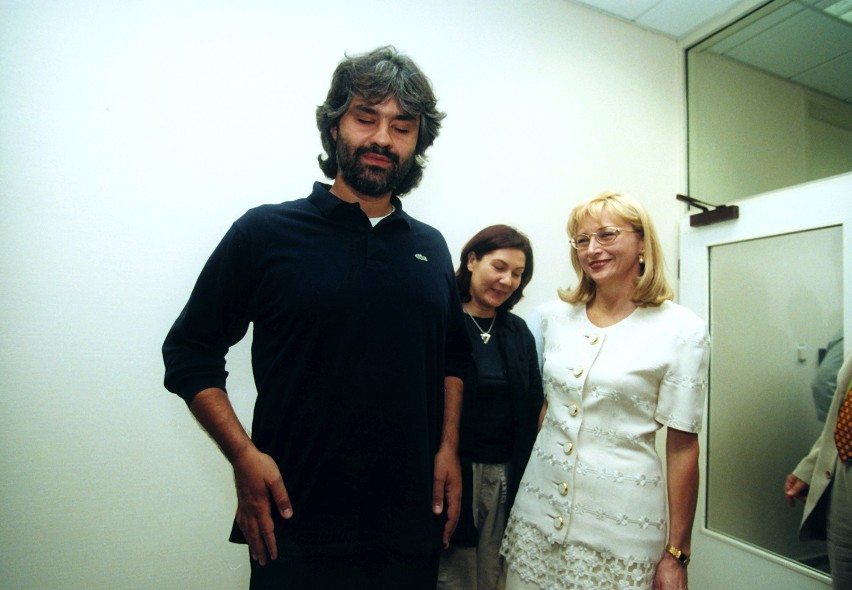 Andrea Bocelli (tu na zdjęciu w Polsce ponad 20 lat temu),...