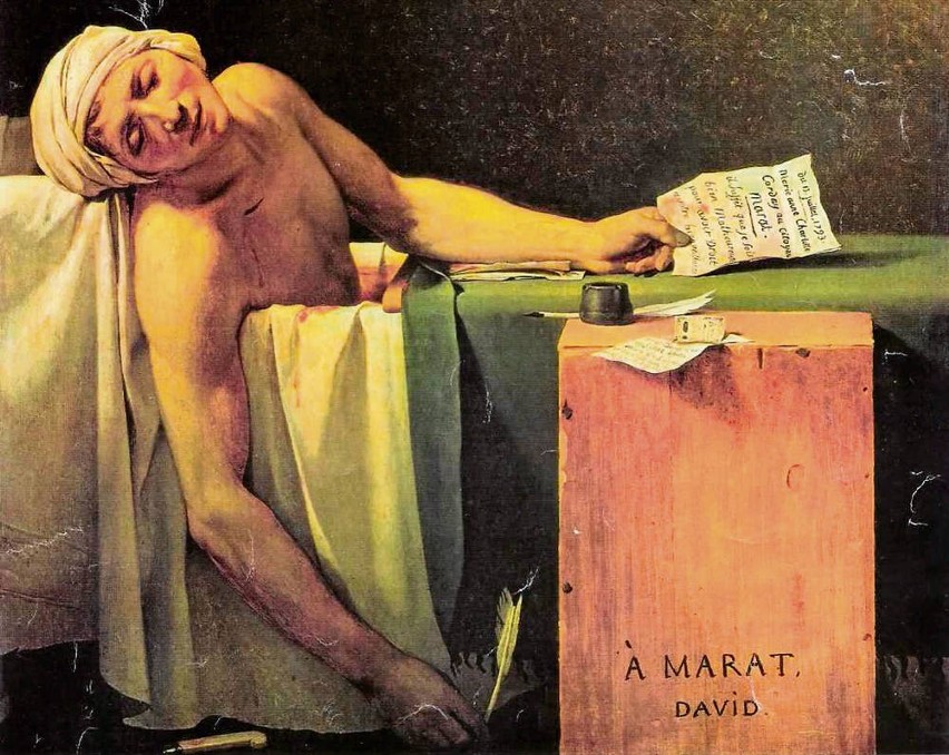 Jacques Louis David, Śmierć Marata