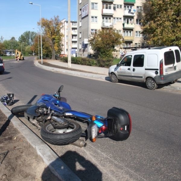 Wypadek na ulicy Wierzbowej w Bialymstoku
