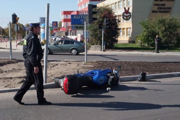 Wypadek na ulicy Wierzbowej w Bialymstoku