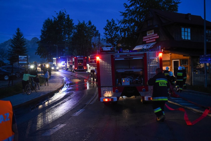 Kościelisko. Pożar drewnianego budynku mieszkalnego [ZDJĘCIA]