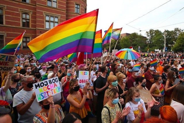 Manifestacja poparcia dla Margot we Wrocławiu