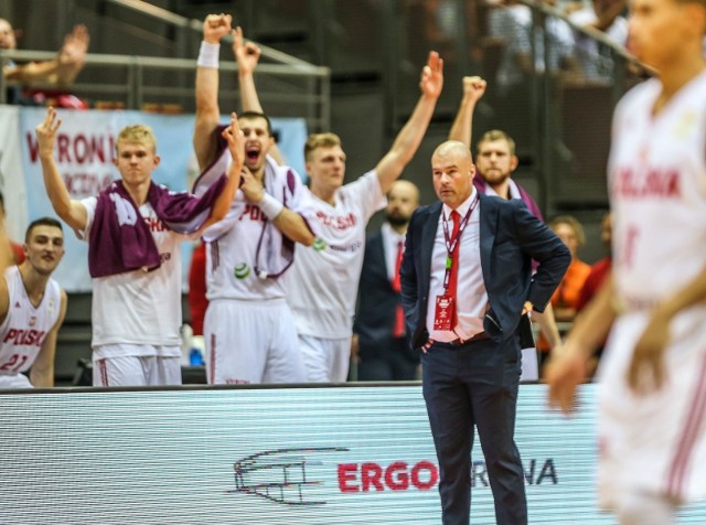 17.09.2018 gdansk.  hala ergo arena.  mecz kwalifikacyjny do mistrzostw swiata: polska - chorwacja. nz. mike taylor - trener  fot. karolina misztal / polska press/dziennik baltycki