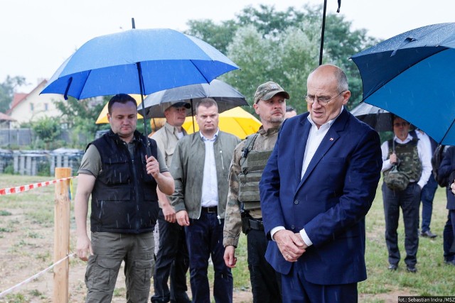 Minister spraw zagranicznych Zbigniew Rau przebywa z wizytą w Ukrainie