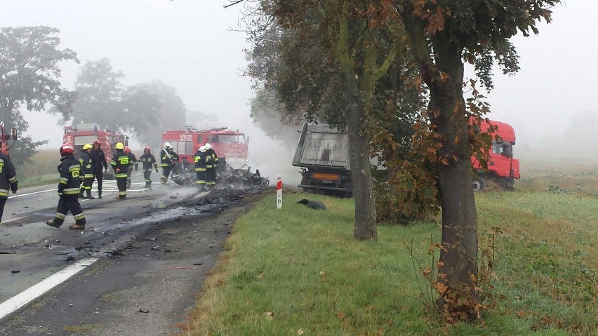 Wypadek na drodze krajowej 39 pomiędzy Brzegiem a...